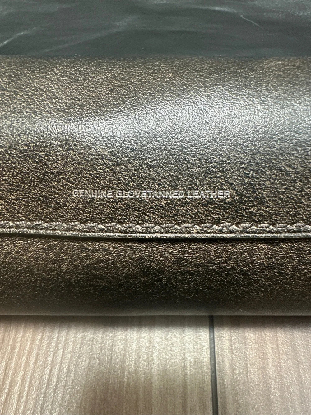COACH Mott Messenger Bag In Loved Leather Black/Light Tan